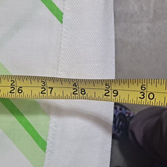 Vintage Pillowcases Cannon Sheets Striped Handmade Unique 22" x 29" MOD 70s - Picture 6 of 6